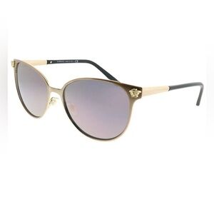 Women’s Brand New Versace Sunglasses VE2168 14095R Gold pink mirror